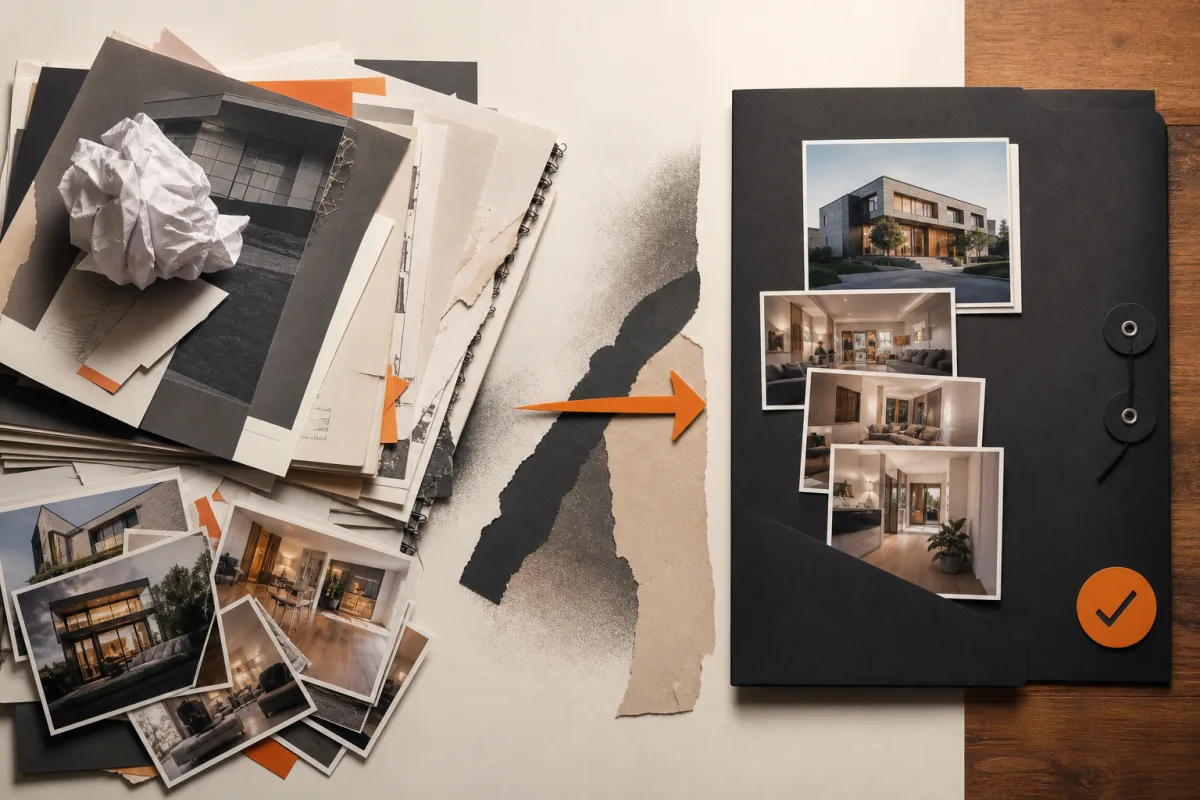 Campaign work changing from scattered materials to an organised property folder