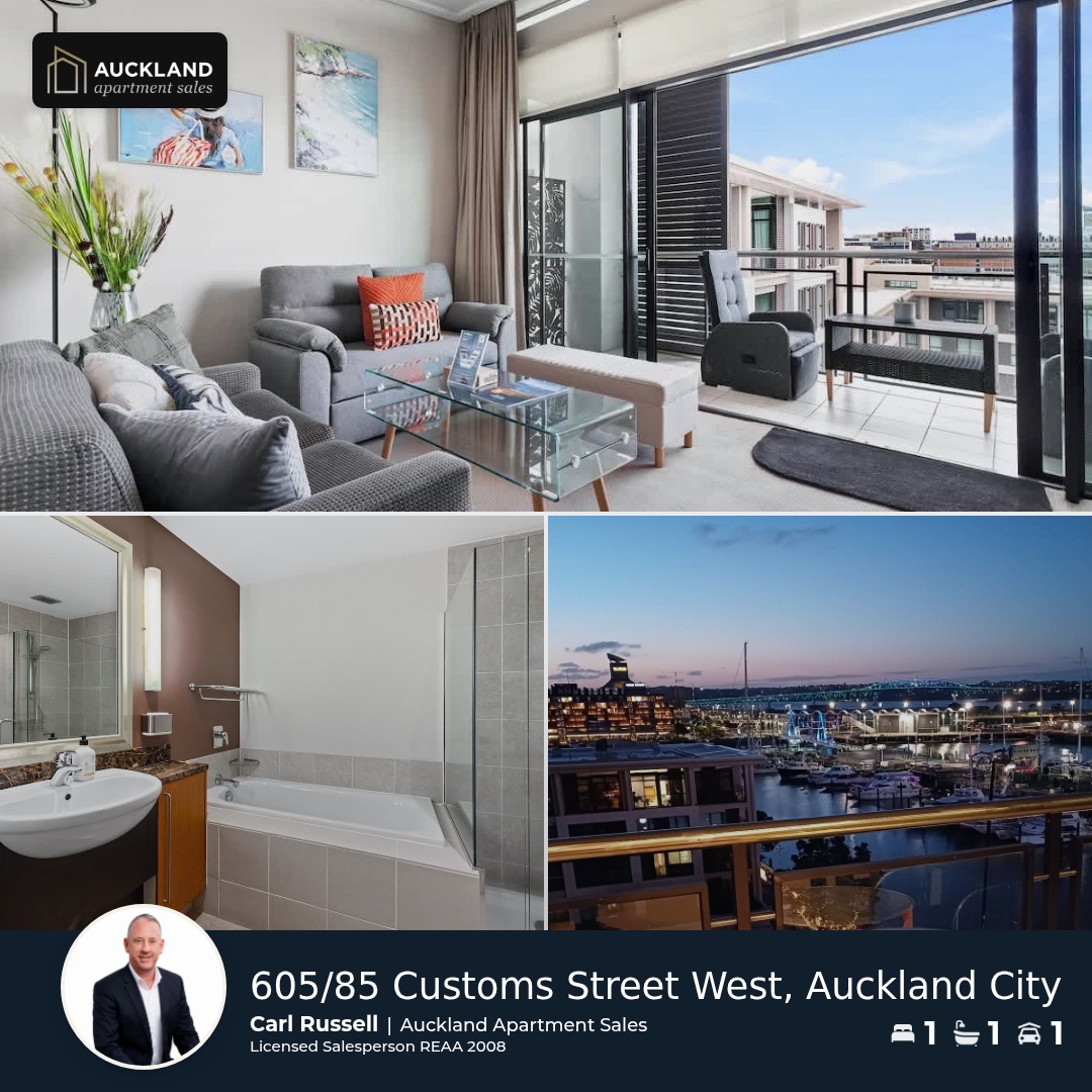 Carl Russell’s Realty Rocket campaign for 605/85 Customs Street West, Auckland City