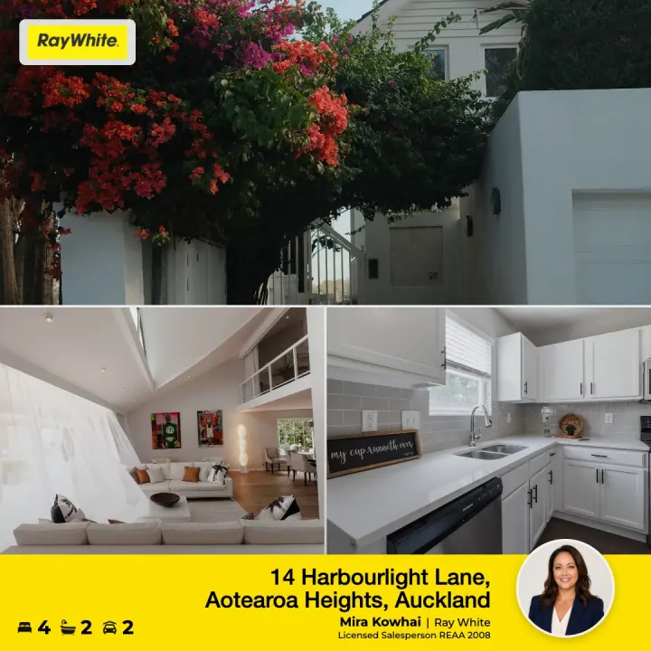 Example property ad for Harbourlight Lane, Auckland