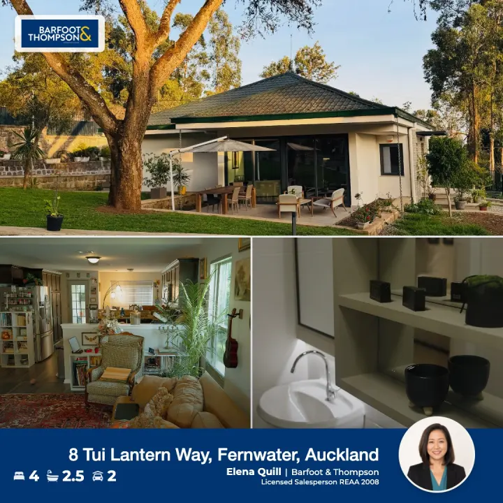Example property campaign for 8 Tui Lantern Way, Auckland